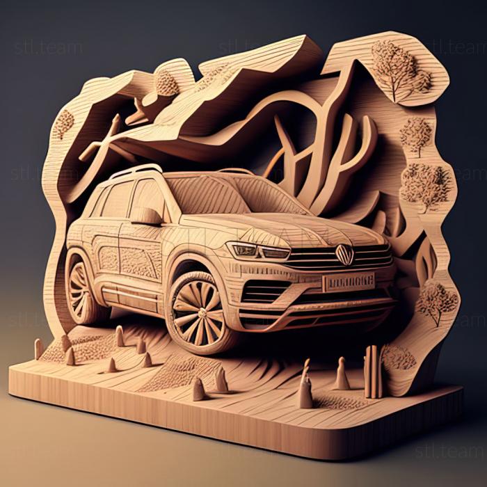 3D model Volkswagen Touareg (STL)